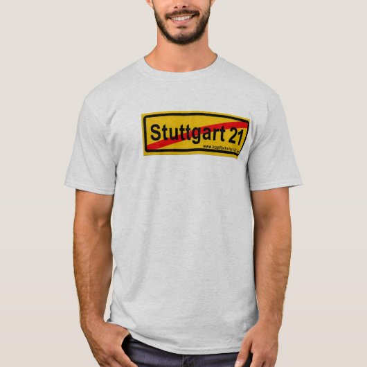 Anti Stuttgart 21 T-shirt (Voorkant)