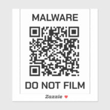 Anti-Surveillance Shield Sticker - Malware Waarsch