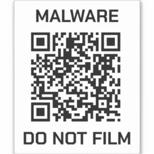 Anti-Surveillance Shield Sticker - Malware Waarsch