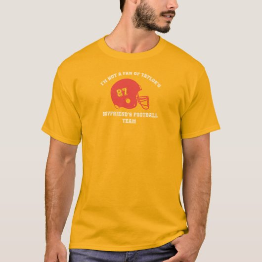 Anti Swift Kelce Football Affair in het wit T-shirt (Voorkant)