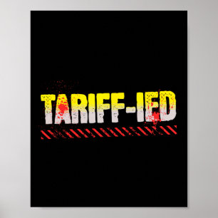 Anti-tarief - Anti Trump Beleid - Tarieven Belasti Poster