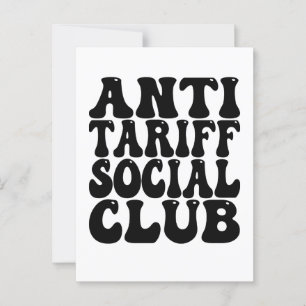Anti Tarief Sociale Club - Anti Tarieven Briefkaart