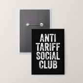 Anti Tarief Sociale Club Button (Voorkant / Achterkant)