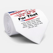 Anti-tax (Verenigde Staten) Stropdas (Opgerold)