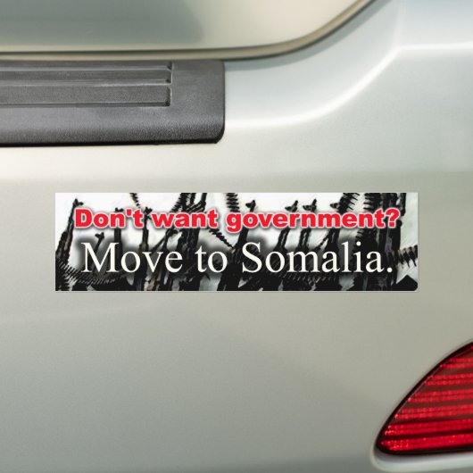 Anti-Tea Partij Bumpersticker (Op auto)