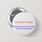Anti-Tea Partij Ronde Button 5,7 Cm (Voorkant /achterkant)