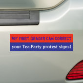 anti-Tea Party-bumpersticker Bumpersticker (Op auto)