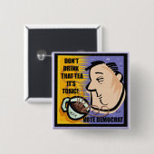 ANTI-TEA PARTY BUTTON (Voorkant /achterkant)
