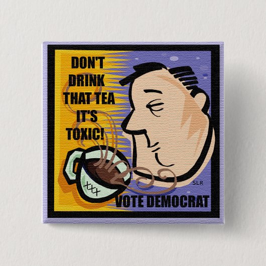 ANTI-TEA PARTY BUTTON (Voorkant)