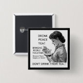 ANTI-TEA PARTY BUTTON (Voorkant /achterkant)