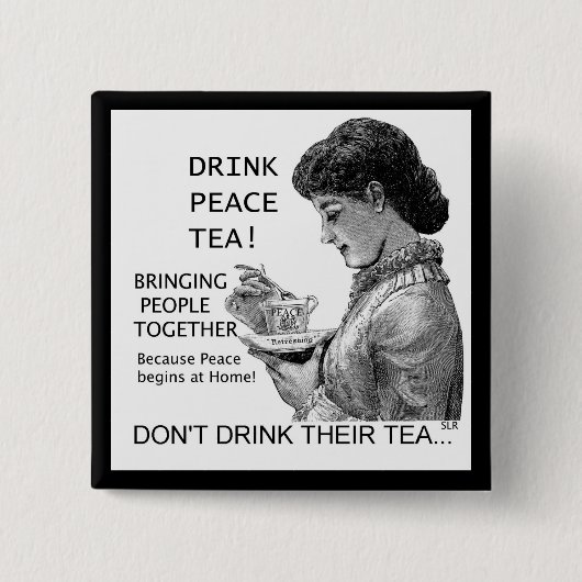 ANTI-TEA PARTY BUTTON (Voorkant)