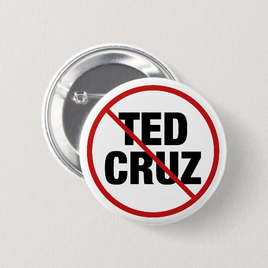 Anti Ted Cruz Politiek Ronde Button 5,7 Cm (Voorkant /achterkant)