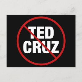 Anti Ted Cruz Texas Democraat Politiek Briefkaart