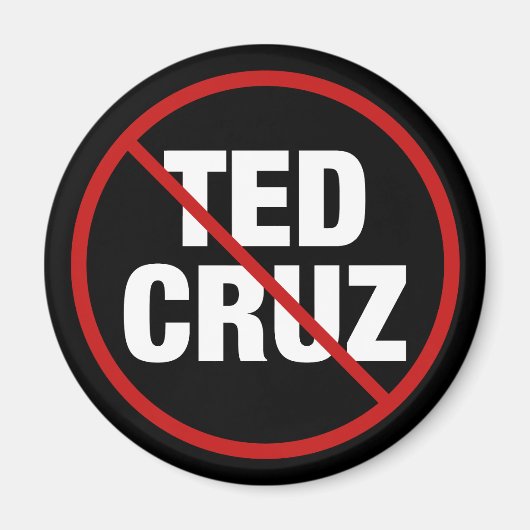 Anti Ted Cruz Texas Democraat Politiek Magneet (Voorkant)