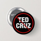 Anti Ted Cruz Texas Democraat Ronde Button 5,7 Cm (Voorkant /achterkant)