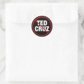 Anti Ted Cruz Texas Democraat Zwart Politiek Ronde Sticker (Tas)