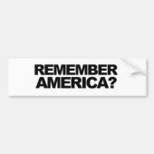 ANTI-terrorisme " HERINNERT AMERIKA'S FUNNEMENT PO Bumpersticker (Voorkant)
