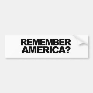ANTI-terrorisme " HERINNERT AMERIKA'S FUNNEMENT PO Bumpersticker