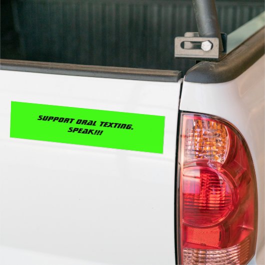 Anti-Texting Bumpersticker #3 (Op Truck)