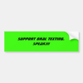 Anti-Texting Bumpersticker #3 (Voorkant)
