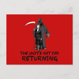 Anti Thatcher Briefkaart