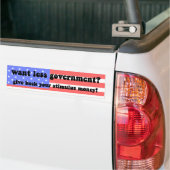 Anti-theepartij Bumpersticker (Op Truck)