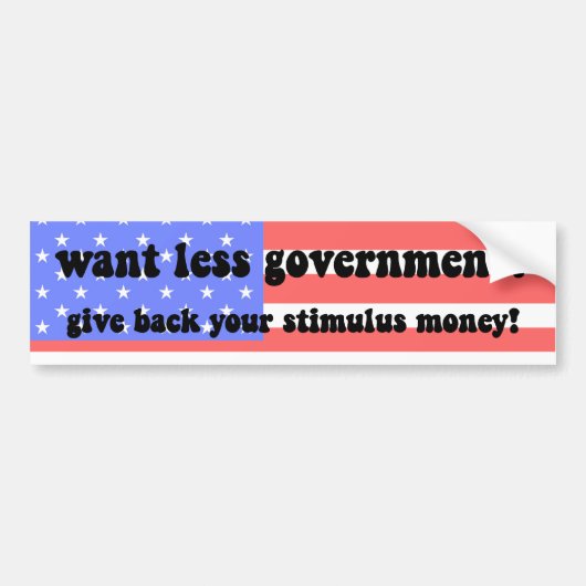 Anti-theepartij Bumpersticker (Voorkant)
