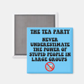 Anti-theepartij Magneet (Voorkant / Achterkant)