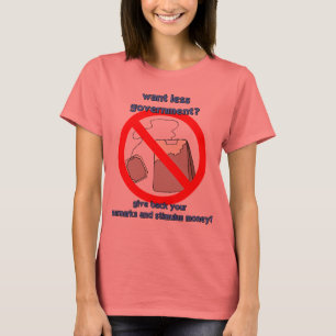 Anti-theepartij T-shirt