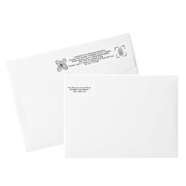 Anti-Theft White Envelope Label – Return Mail 