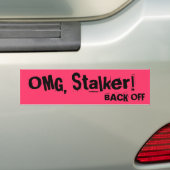 Anti-tongtoestel: STALKER-bumpersticker Bumpersticker (Op auto)