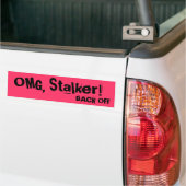 Anti-tongtoestel: STALKER-bumpersticker Bumpersticker (Op Truck)