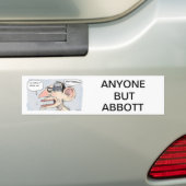 Anti-Tony Abbott Bumpersticker (Op auto)