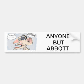 Anti-Tony Abbott Bumpersticker