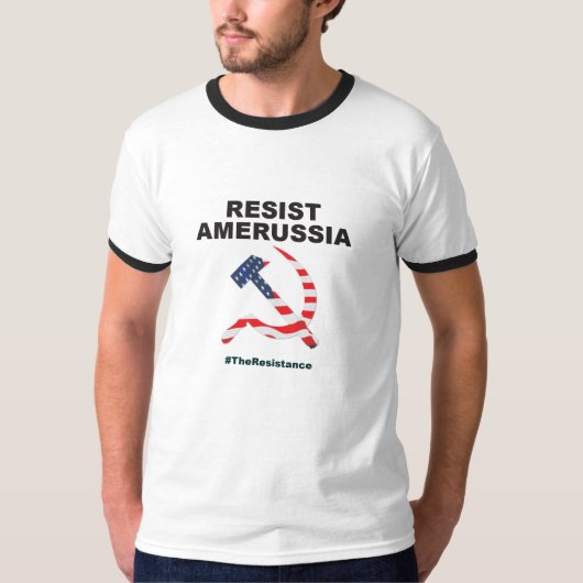 Anti Troef de t-shirt van de Weerstand (Voorkant)