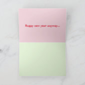 Anti Troef, - het jaar van het varken - 2019, Kaart (Binnen)