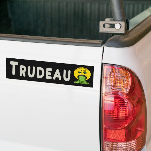 Anti Trudeau Bumpersticker (Op Truck)
