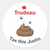 Anti-Trudeau stickers (Voorkant)