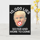 Anti Trump 10 Kaart (Gele Bloem)