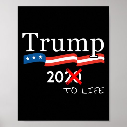 Anti-Trump 20 tot leven Poster (Voorkant)