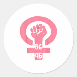 Anti-Trump 8645 Ronde Sticker