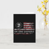 Anti Trump 8647 86 47 Amerikaanse vlag Wij het vol Kaart (Gele Bloem)