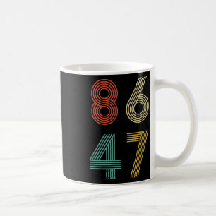 Anti Trump 8647 86 47 Impeach 47 Retro Koffiemok