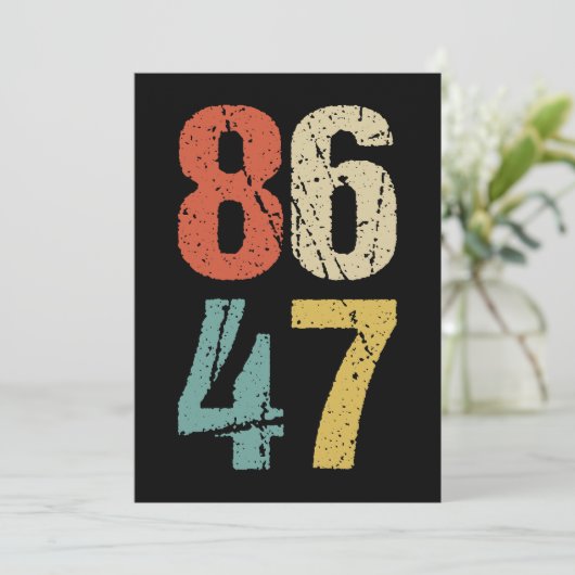 Anti-Trump - 86 47 I (Staand voorkant)