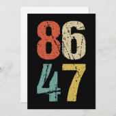 Anti-Trump - 86 47 I (Voorkant / Achterkant)