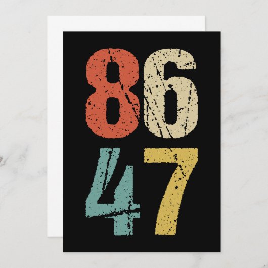 Anti-Trump - 86 47 I (Voorkant / Achterkant)