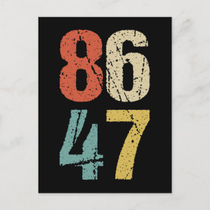 Anti-Trump - 86 47 I Briefkaart