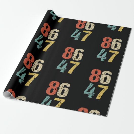 Anti-Trump - 86 47 I Cadeaupapier (Uitgerold)