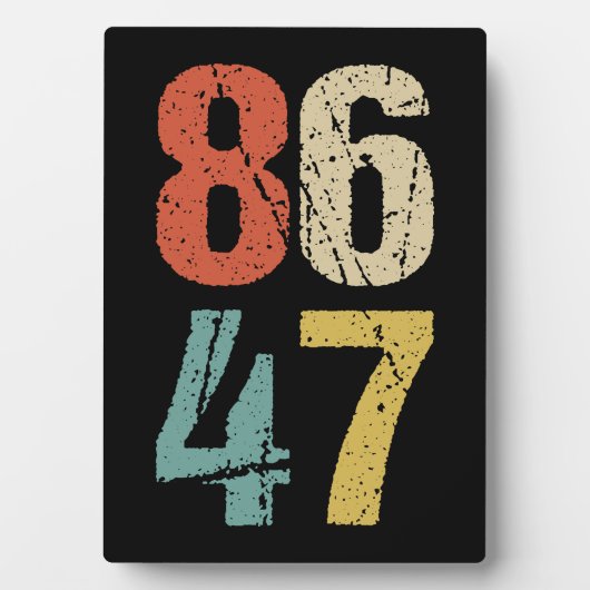 Anti-Trump - 86 47 I Fotoplaat (voorkant)