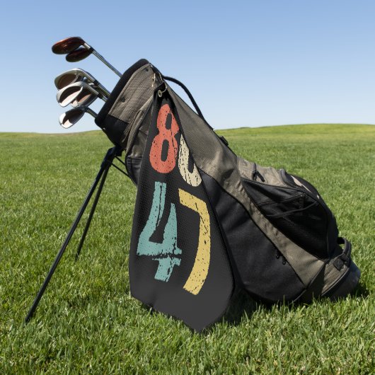 Anti-Trump - 86 47 I Golfhanddoek (Groen)